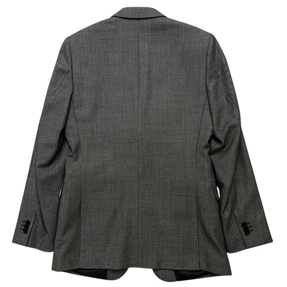 Banana Republic Blazer Jacket Mens 38R Wool Tailored Fit Constructured Gray - Picture 2 of 6